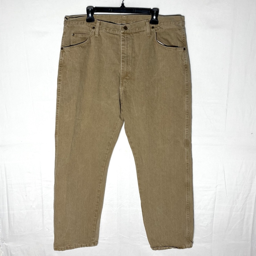 Wrangler Tan Straight Leg Jeans 40